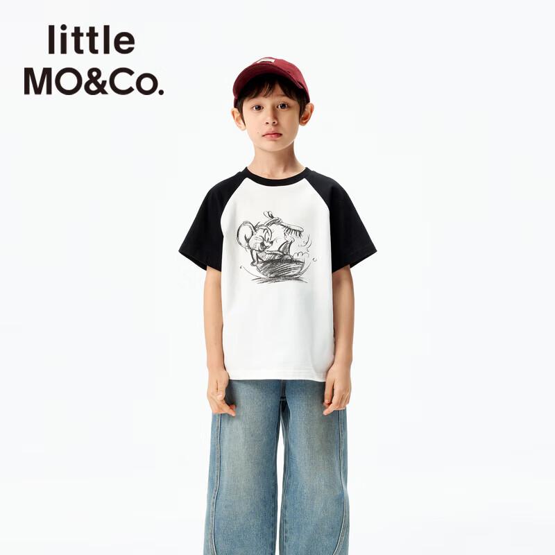 Little MO&Co. Tom und Jerry Kinder Anti-Bakterielles Baumwoll-Kurzarm-T-Shirt