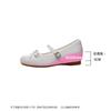 Gentle Mary Jane Shoes Women's New Comfortable Inner Height Increase 5 Bow Word with Casual Ballet Style Single Shoes