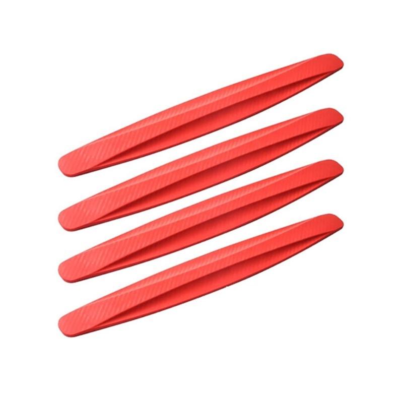 4pcs Car Bumper Guard Strips PVC Universal Car Protector Flexible Guard for Enhances Protections On Car Front & Rear