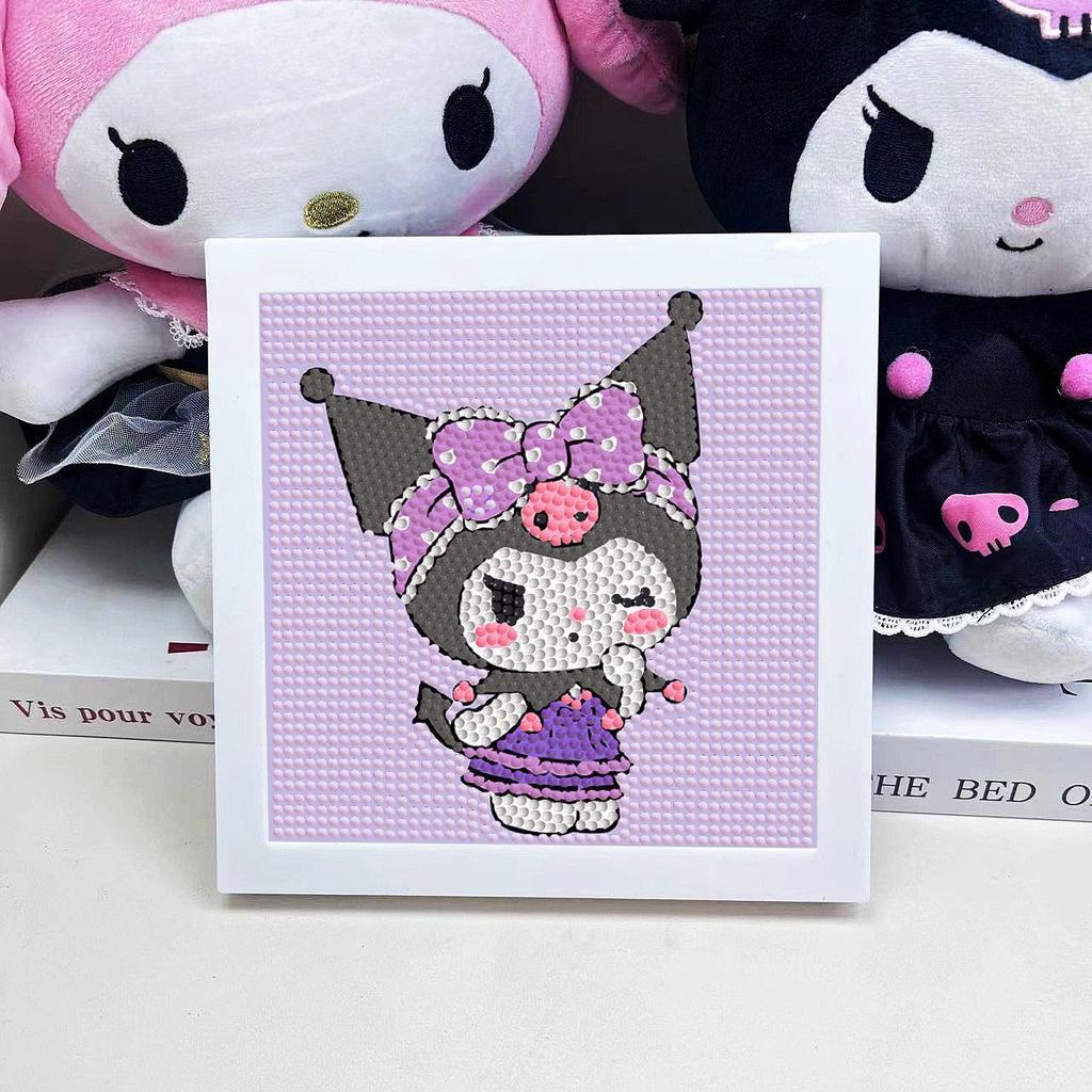 Sanrio Children's Diamond Painting with Frame Stickers - DIY Handmade Gift Set