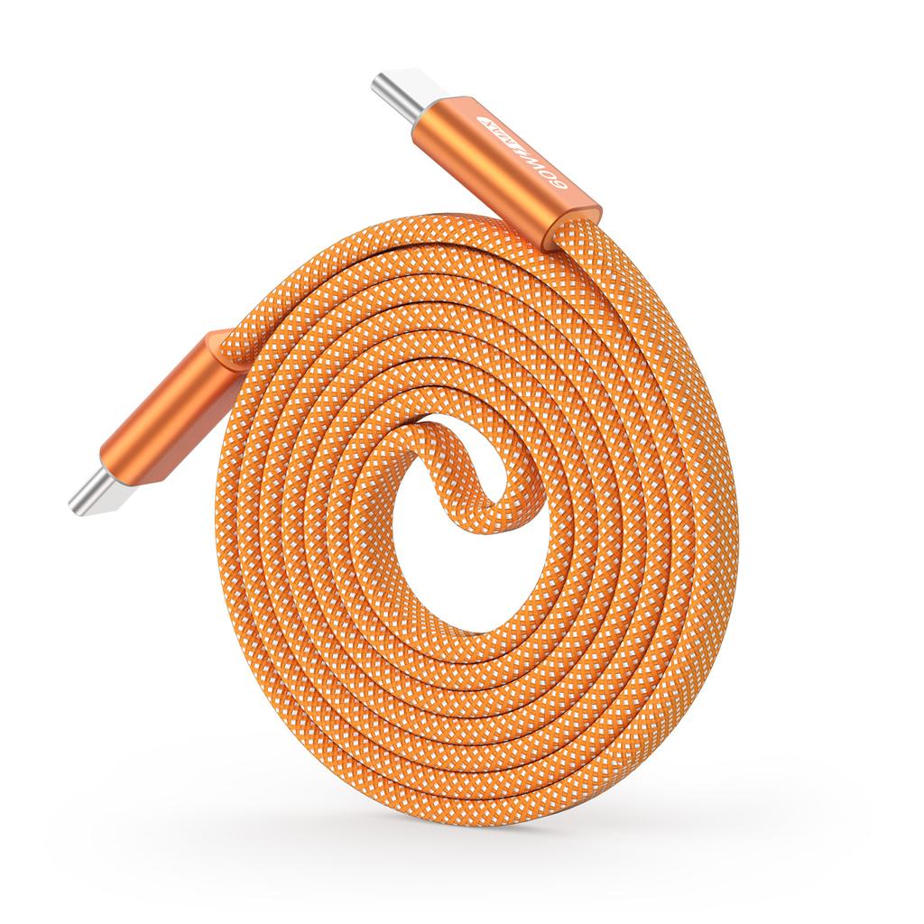 60W Type-C To Type-C 1m DUX DUCIS AUTO Series 60W Type-C To Type-C 1m Aluminum-Alloy Magnetic Coiled Cable