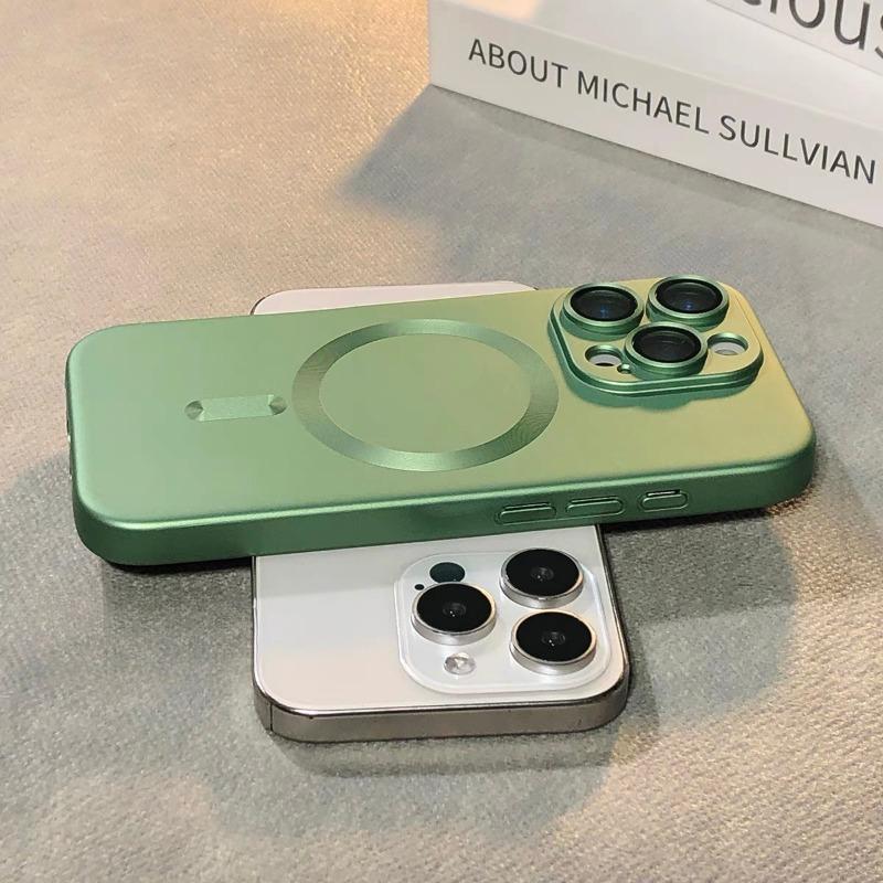 Luxusní magnetické pouzdro MagSafe s bezdrátovým nabíjením pro iPhone 16, 15, 11, 13, 12, 16 Pro Max XR, černé, nárazuvzdorné, silikonové