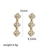 Four Leaf Clover Necklace And Bracelet Set With Zirconia And Stainless Steel For Elegant Casual Wear