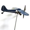 3D Piper J3 Cub Rüzgar Gülü Uçak Metal Uçak Rüzgar Gülü Dış Mekan Çatı Rüzgar Yönü Göstergesi Rüzgar Gülü Bahçe Dekorasyonu
