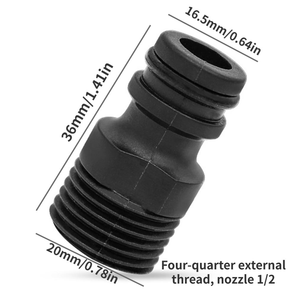 Spiral Faucet Adapter, Garden Home Water Hose, Quick Hose Fittings, Garden Irrigation System Parts,