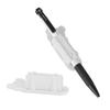12Pcs Self Adhesive Pen Pencil Holder for Pen Pencil Marker Single Slot Pen Holder for Desk Wall Refrigerator Whiteboard