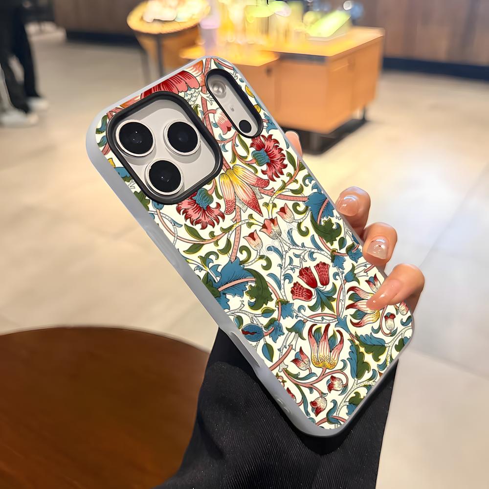Чехол для телефона William Morris Thief Design для iPhone 17 Air 16 E 15 14 Plus 13 12 11 Pro Max Желейный 2-в-1 Защитный чехол