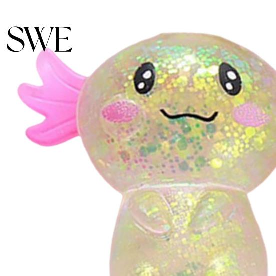 Animal Shaped Stress Toy Glitter Salamander Squeeze Relief Cartoon Sugar Relaxing Ball Sensory Decompression Clear Fidget Children