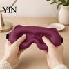 Comfortable Eye Mask for Sleeping Zero Pressure Sleep Mask, 3D Contoured Cover Travel, Light Deep Groove Blocking Blindfold Nap, Cute Cat Ear