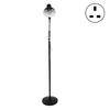 Metal Floor Lamp with Flexible Swing Arm Adjustable Standing Lamp for Home Bedroom Office Study