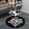 1pc Celtic Mandala Office Round Area Rug, Indoor Mat Suitable For Office, Under Office Chairs Bedroom Living Room Home Decor, Room Deco