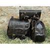 Δερμάτινο Saddlebags Θήκη μοτοσικλέτας Μαύρη Three Bags Panniers Saddle Bags For Sportscasters σετ με τρεις τσάντες