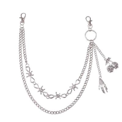 Youth Fashion Chain Personality Metal Chain Belt Stylish Pants Chain Belt for Weddings and Concerts