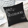 Vikama Emma J Shipley Edward Allan Poe 'The Blackbird Will Never Return' Printed Pillowcase Literary Themed Home Decor