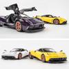 1/32 Scale Pagani Huayra Dinastia Supercar Alloy Diecast Model Car Computer Desktop Ornament High Simulation Model Gift for Friend