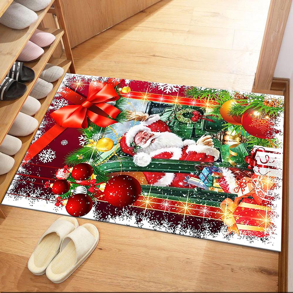 Christmas 202 Area Rug Perfect for Hallway Dormitory Dining Room Outdoor Antislip Carpet Office home decor Spiritual Gift