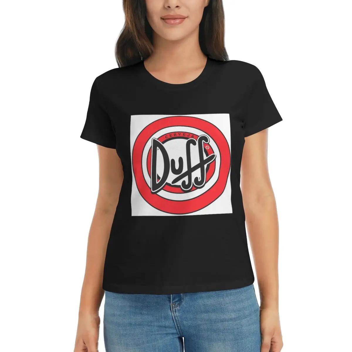 

Women TShirt Duff Beer Summer Short Sleeve Tees ONeck Cotton T Shirts Clothes Tops Streetwear 4XL