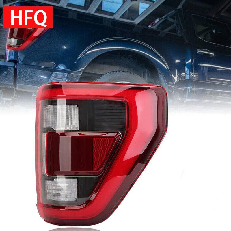 

Светодиодные задние фонари Ford F-150 2021-2023 с контролем слепых зон, черный фон Driver Side