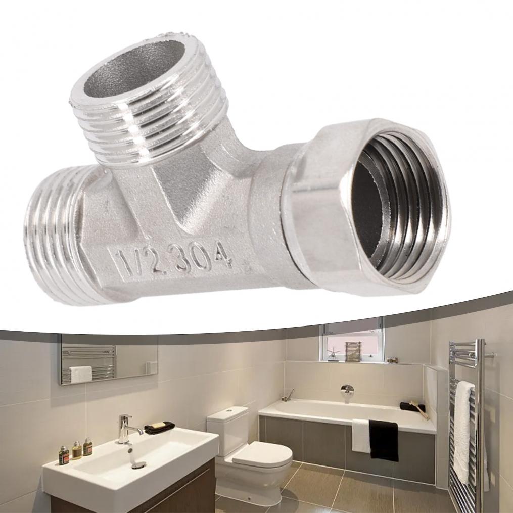 Stainless Material T Adapter 3 Ways Valve Remove Or Clean