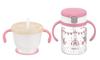 Richell Aclear Ikinari Straw Mug Set R Pink 1 Set 150ml 200ml 6 Months 7 Months