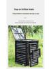Outdoor Composting Bin: Garden Leaf & Kitchen Waste Organic Fermenter