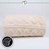 Scandinavian Blanket Thick Bedspread Warm Pledge 160X200 Cm Gift Beige
