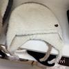 Soft waxy seam buckle small standard wool blended knitted ear protection hat autumn and winter versatile lace-up warm and cold-proof flying hat