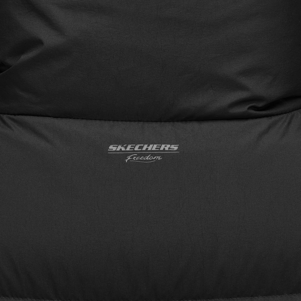 Skechers Comfortable Soft Versatile Solid Color Down Jacket Women Outerwear Midnight-Black P424W234-03B6