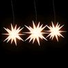 LED Christmas Stars 3 Pcs Foldable White