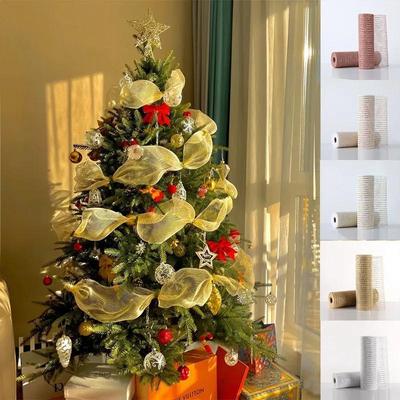 Julgransdekoration Nätband och Hänge med rosett