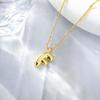 European & American Trendy 18K Gold Plated Cute Balloon Party Letter Necklace