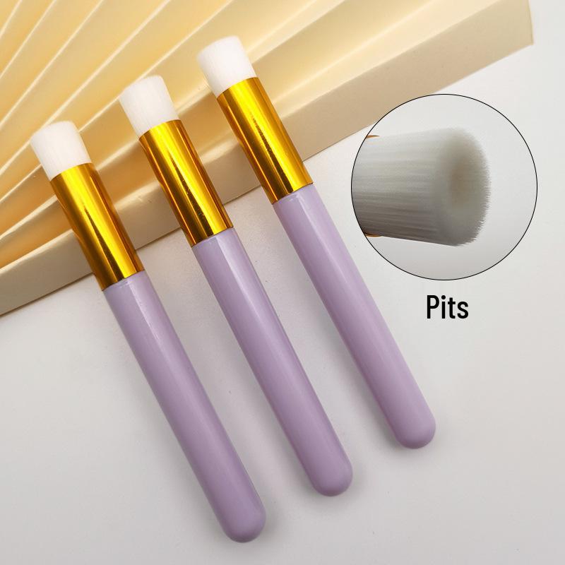 Angled Nose Shadow & Eyelash Cleaning Brush - Blackhead Remover, Makeup & Beauty Tool