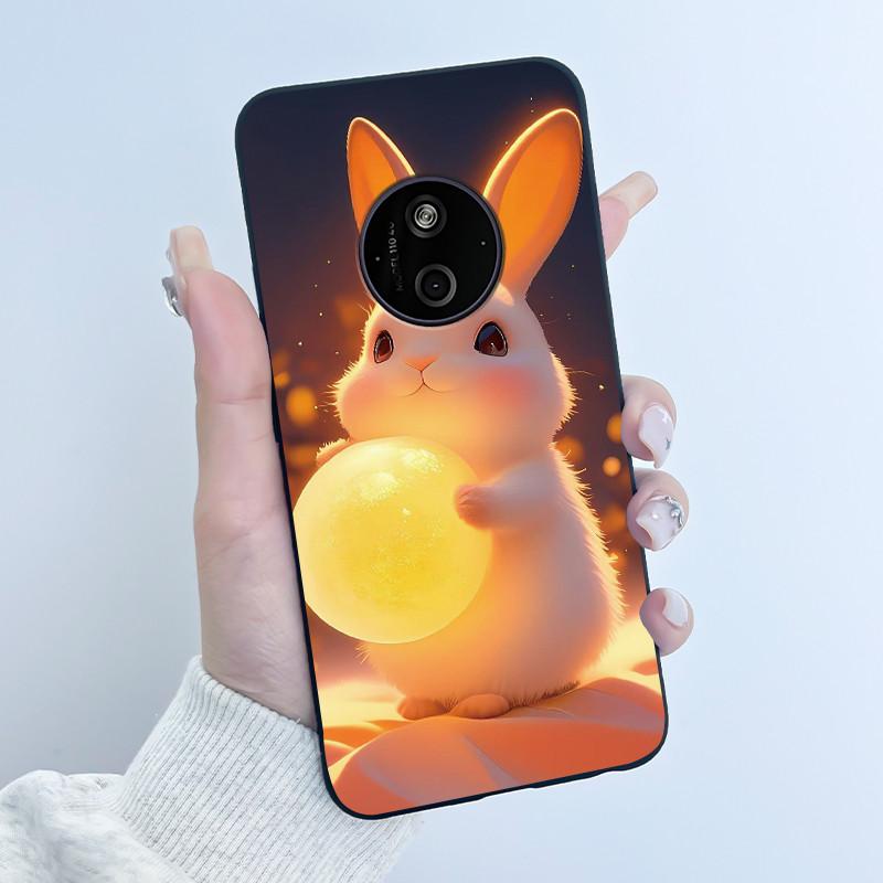 Casing For Nokia 125 110 4G 2024 HMD 110 Case Aesthetic Luxury Cute Cool Boys Girls Soft Silicone Black Matte Phone Cover Shell