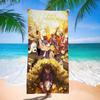 Anime Undertales Game Microfiber Printed Beach Towel Mountain Climbing Yoga Beach Swimming Running Absorbent Soft Towel