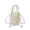 Sweet Fashion Pearl Bucket Bag Mini Beaded Shoulder Crossbody Bag Decorative Portable Lipstick Women's Bag
