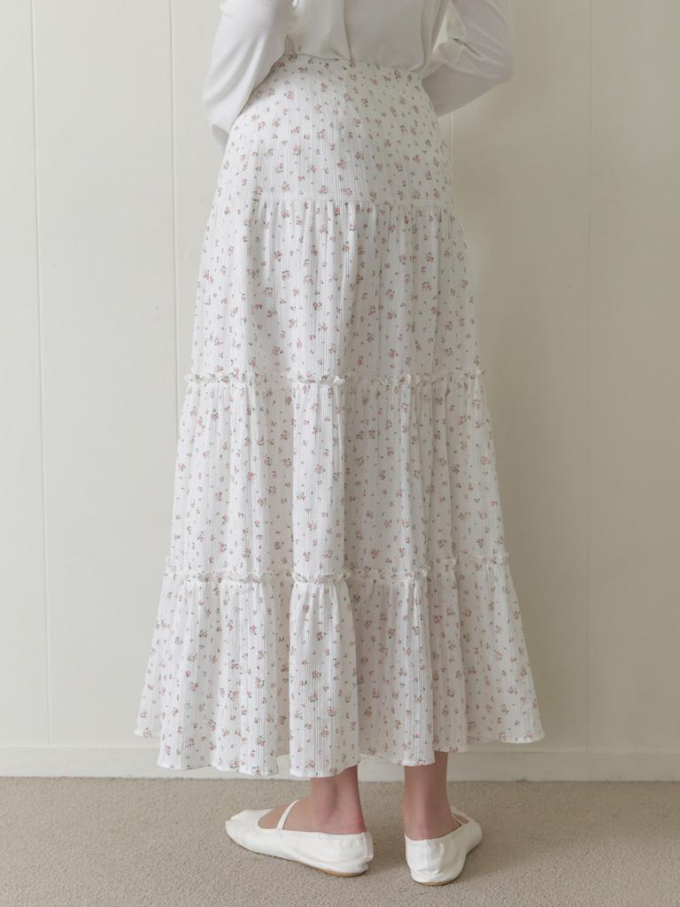 Liel Blow Balm Skirt (Pink Flower)