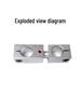 Adjustable 360° Rotating Optical Axis Clamp for Cross Connections