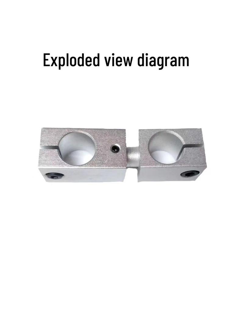 Adjustable 360° Rotating Optical Axis Clamp for Cross Connections