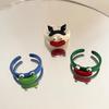 Cute Sausage-shaped Mouth Ring for Women, A Unique and Stylish Finger Ring for The Index Finger.