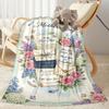 Mother's Day Greeting Card Blanket Suitable for Sofas,travel, Living Rooms Also a Good Gift for Friends and Family Suitable for All Seasons.