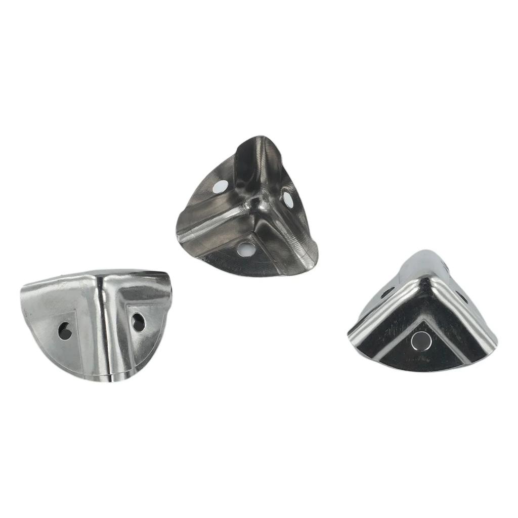 4/8/12PCS Metal Corner Protection Corners Vintage Box Corner Decorative Wood Corner Silver Gold Corner Clip Hardware