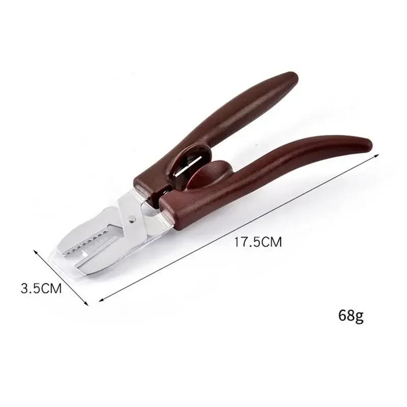 

Многофункциональное устройство для открывания каштанов, острое крестообразное лезвие, инструмент для открывания грецких орехов, овощей, фруктов, кухонные гаджеты коричневый