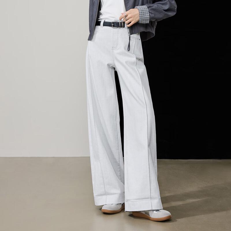 

ESE-Y Women s 2026 Spring High-Waist Wide-Leg Straight Jeans 30