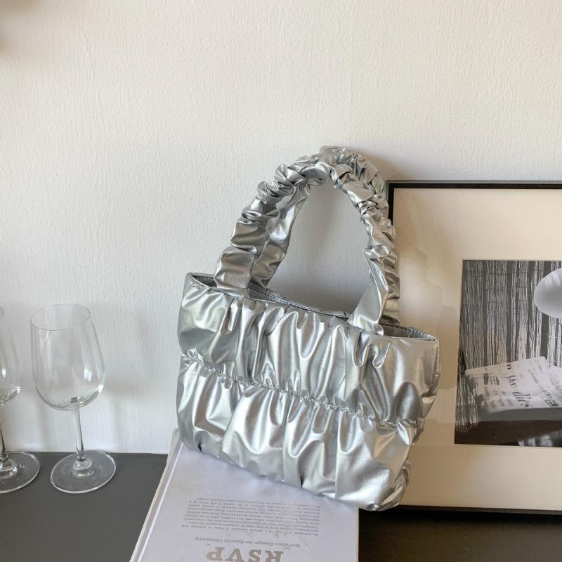 Premium Tote Bag Fashion Folds Daily Work Commuter Bag Trend Versatile Handbag Women