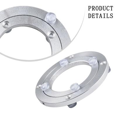 Duradero Práctico Nuevo Rodamiento Giratorio Herramienta de Cocina Plata Para Mesa de Comedor de Cocina Plato Giratorio 12-39cm 1 pieza