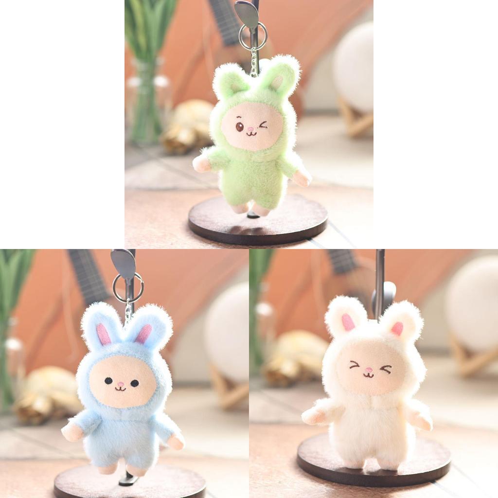 Cute Bunny Plush Keychain With Soft Velvet Material For Kids And Teens