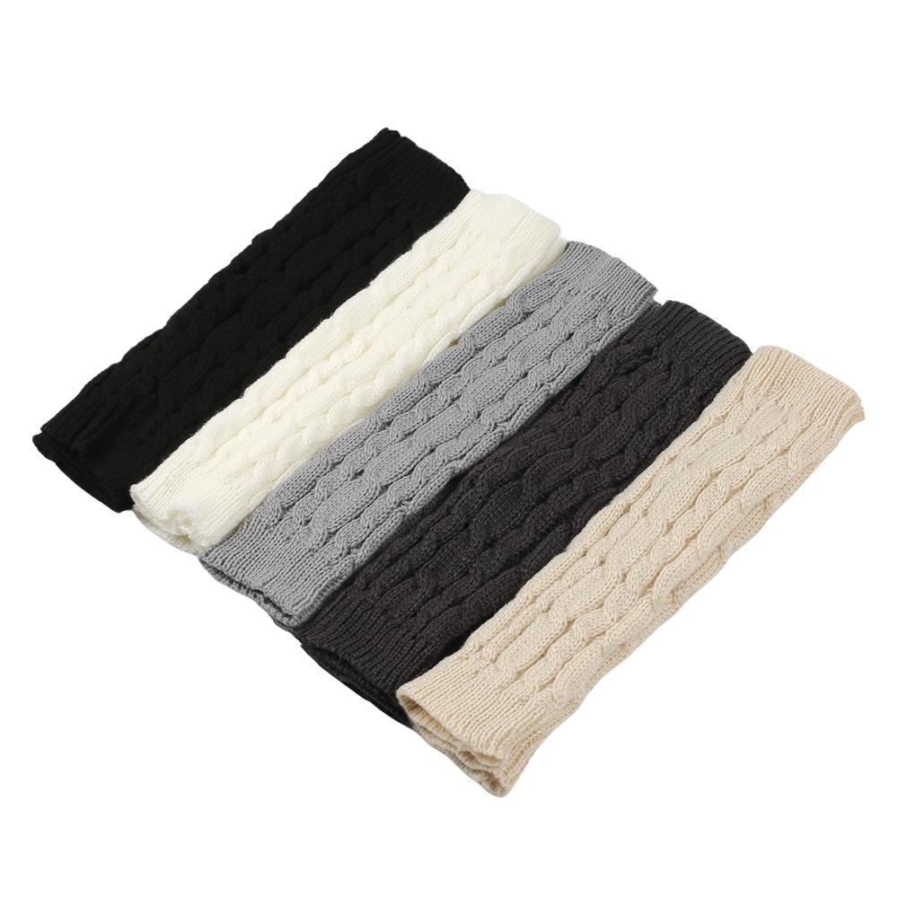 Cable Knit Fingerless Arm Warmers - Thick Winter/Autumn Long Gloves