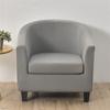 Solid Color Elastic Club Tub Chair Cover Spandex Single Sofa Slipcover with Seat Cover Armchair Protector Living Room Bar Hotel