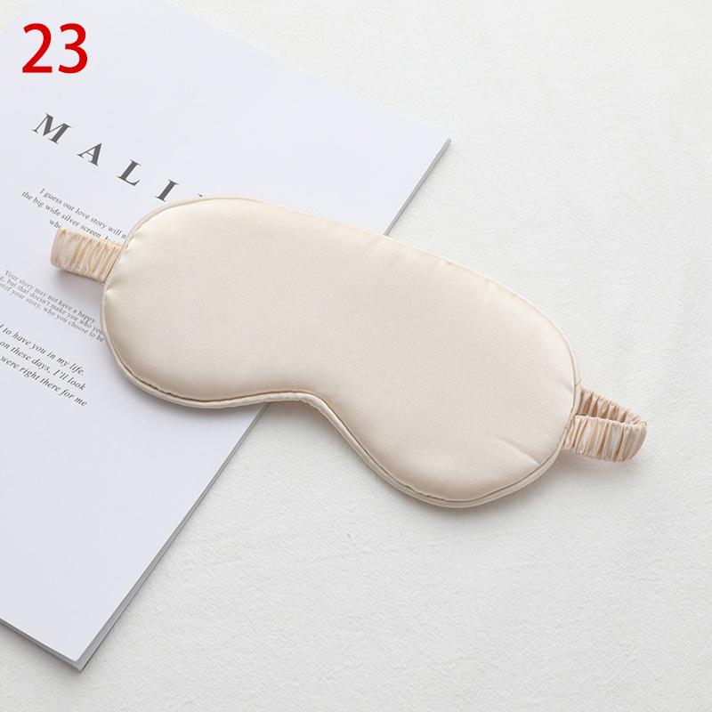 Ögonskydd för att sova Ögonmasker Mulberry Silk Satin för Kvinnor Män Sova ögonskugga Slät ögonbindel Sömnlöshet Hjälpmedel Somna Bekväm att bära