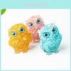 Figurine Hibou en Résine Cristal Pour Décoration Maison Bureau Cadeau Pour Amis Et Famille